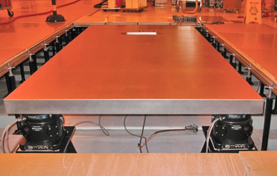 主動(dòng)隔振平臺(tái)系統(tǒng)(圖3) 主動(dòng)隔振平臺(tái)