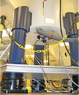 主動(dòng)隔振平臺(tái)系統(tǒng)(圖5) 主動(dòng)隔振系統(tǒng)